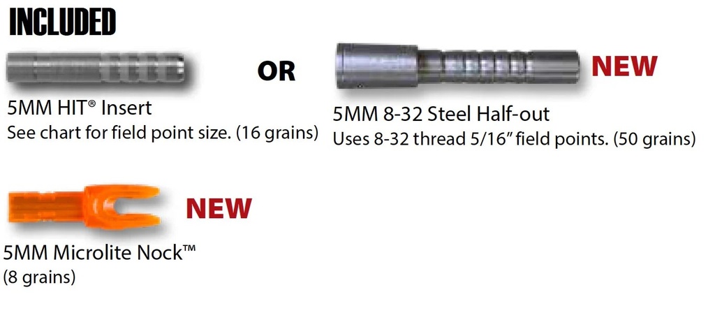 Schaft Easton 5mm Easton