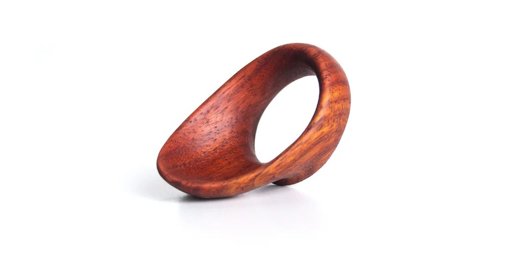 Daumenring Holz Classic Vermil