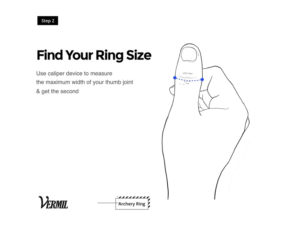 Daumenring Holz Classic Vermil