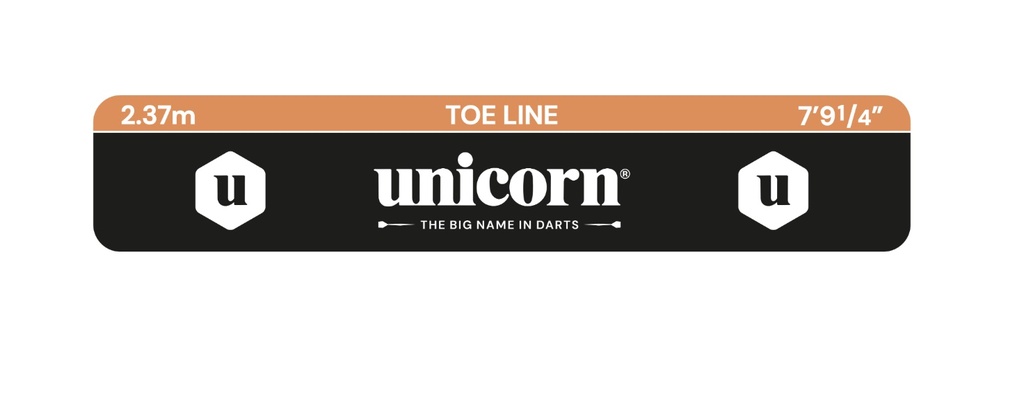 Selbstklebende Abwurflinie Unicorn