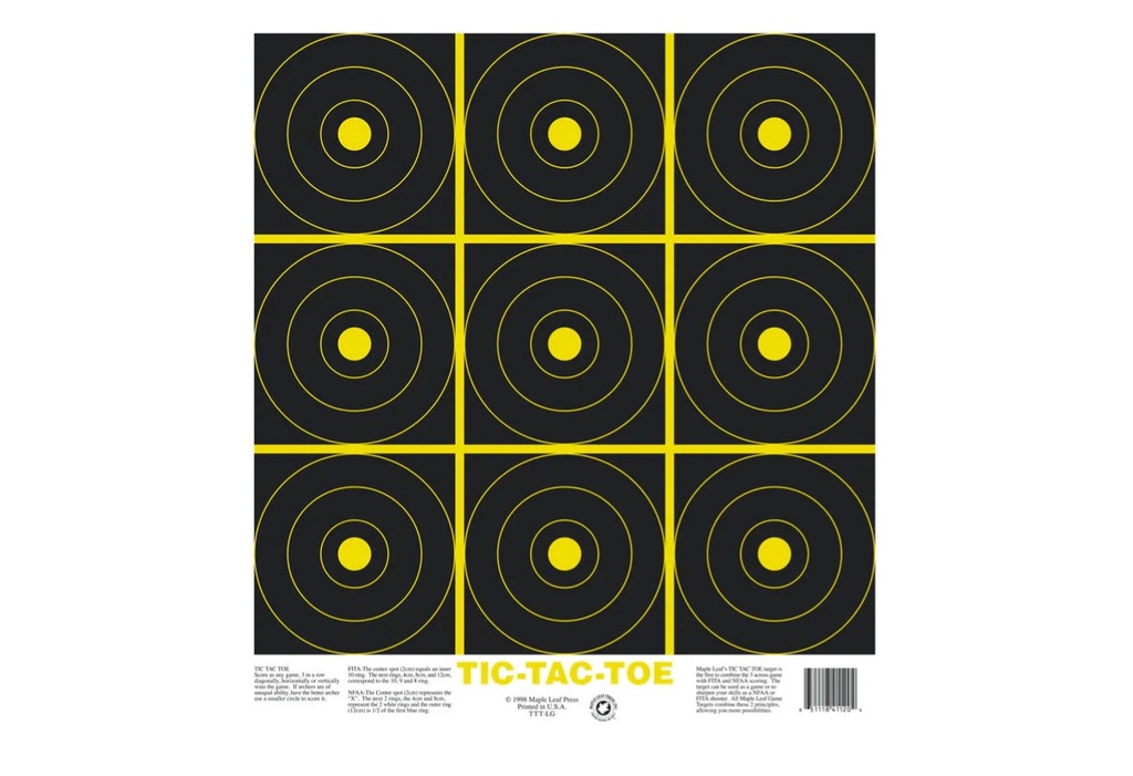 Auflage Tic Tac Toe Maple Leaf